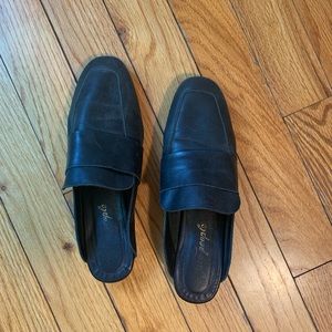Free People Black Mules